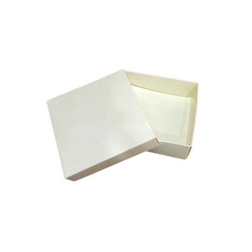 Komple Karton Kutu 10X10x3 CM  - 25 Adet   Krem