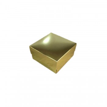 Komple Karton Kutu Düz Renk 10X10x5 CM - 25 Adet Gold Komple Karton Kutu Düz Renk 10X10x5 CM - 25 Adet Gold