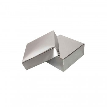 Komple Karton Kutu 5X5X2.2 CM - 50 Adet Gümüş Komple Karton Kutu 5X5X2.2 CM - 50 Adet Gümüş
