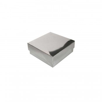 Komple Karton Kutu Düz Renk 6X6X2.5 CM - 25 Adet Gümüş Komple Karton Kutu Düz Renk 6X6X2.5 CM - 25 Adet Gümüş