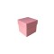 Komple Karton Kutu Düz Renk 6X6X6 CM - 25 Adet  Pembe