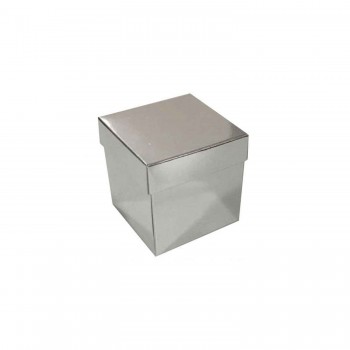 Komple Karton Kutu Düz Renk 7X7X7 CM - 25 Adet Gümüş Komple Karton Kutu Düz Renk 7X7X7 CM - 25 Adet Gümüş