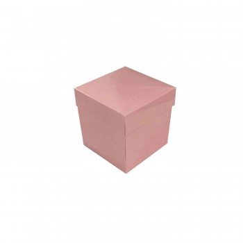Komple Karton Kutu Düz Renk 7X7X7 CM - 25 Adet Pembe Komple Karton Kutu Düz Renk 7X7X7 CM - 25 Adet Pembe