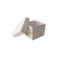 Komple Karton Kutu Düz Renk 8x8x6.5 CM - 25 Adet  Beyaz