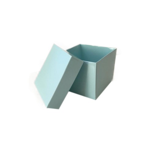Komple Karton Kutu Düz Renk 8x8x6.5 CM - 25 Adet  Mavi