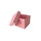 Komple Karton Kutu Düz Renk 8x8x6.5 CM - 25 Adet  Pembe