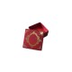 Komple Karton Kutu Saray Desen Gold Yaldız 4X4X2 CM - 50 Adet  Bordo