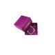 Komple Karton Kutu Saray Desen Gold Yaldız 4X4X2 CM - 50 Adet  Mor