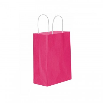 Kağıt Hediye Çantası Düz Renk Battal Boy 31X41 CM - 25 Adet Fuşya Kağıt Hediye Çantası Düz Renk Battal Boy 31X41 CM - 25 Adet Fuşya