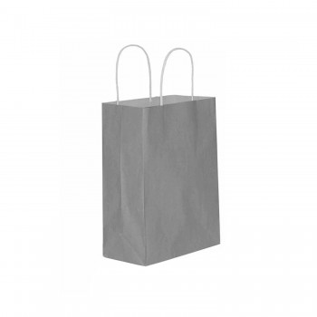 Kağıt Hediye Çantası Düz Renk Battal Boy 31X41 CM - 25 Adet Gümüş Kağıt Hediye Çantası Düz Renk Battal Boy 31X41 CM - 25 Adet Gümüş