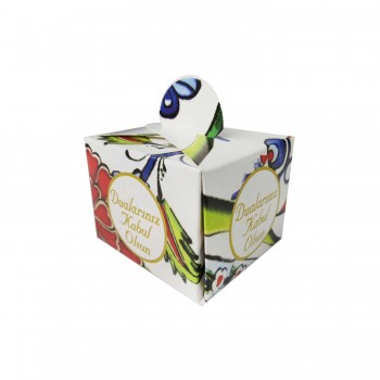 Lokumluk Karton Mevlüt Duanız Kabul Olsun Yazılı - 25 Adet