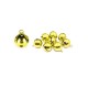 Metal Çıngırak Zil  1 CM - 50 Adet  Gold