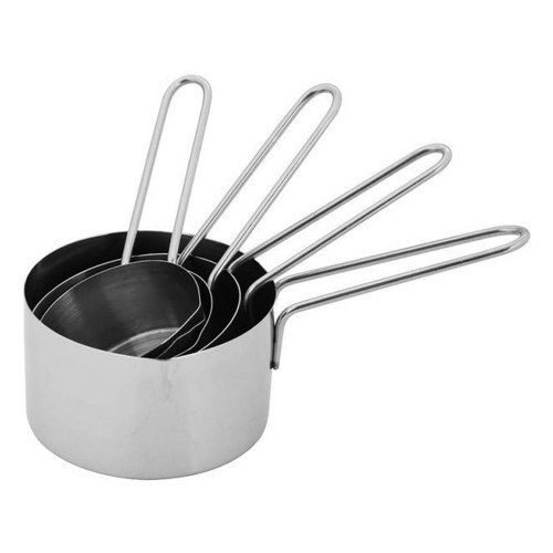Metal Paslanmaz Ölçü Kaşıkları Ölçek Seti 4 Lü Metal Paslanmaz Ölçü Kaşıkları Ölçek Seti 4 Lü