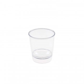 Mika Akrilik  Shot Bardak Mum Bardağı  6X4.2 CM 35 CC - 12 Adet