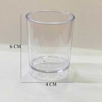 Mika Akrilik Shot Bardak Mum Bardağı 6X4.2 CM 35 CC - 12 Adet Mika Akrilik Shot Bardak Mum Bardağı 6X4.2 CM 35 CC - 12 Adet