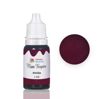 Mum Boyası Sıvı Pigment Boya 20 ML Mürdüm - L310 Mum Boyası Sıvı Pigment Boya 20 ML Mürdüm - L310