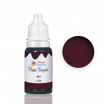 Mum Boyası Sıvı Pigment Boya 20 ML Mor - L320 Mum Boyası Sıvı Pigment Boya 20 ML Mor - L320