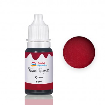 Mum Boyası Sıvı Pigment Boya 20 ML Kırmızı - S300 Mum Boyası Sıvı Pigment Boya 20 ML Kırmızı - S300