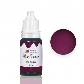 Mum Boyası Sıvı Pigment Boya 20 ML Gül Kurusu - S320 Mum Boyası Sıvı Pigment Boya 20 ML Gül Kurusu - S320