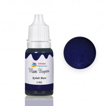 Mum Boyası Sıvı Pigment Boya 20 ML Kobalt Mavi - S502 Mum Boyası Sıvı Pigment Boya 20 ML Kobalt Mavi - S502