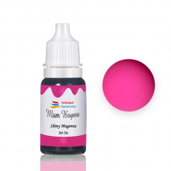 Mum Boyası Sıvı Pigment Boya 20 ML Shiny Pembe - SH31 Mum Boyası Sıvı Pigment Boya 20 ML Shiny Pembe - SH31