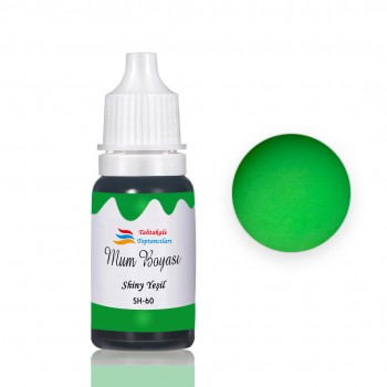 Mum Boyası Sıvı Pigment Boya 20 ML Shiny Yeşil - SH60 Mum Boyası Sıvı Pigment Boya 20 ML Shiny Yeşil - SH60