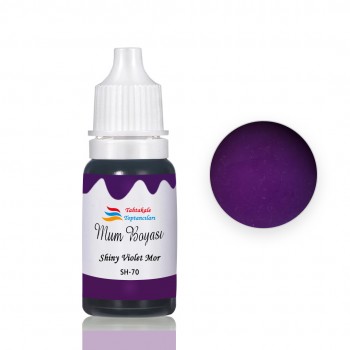 Mum Boyası Sıvı Pigment Boya 20 ML Shiny Violet Mor - SH70 Mum Boyası Sıvı Pigment Boya 20 ML Shiny Violet Mor - SH70