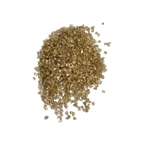 Dekoratif  Kırma Kırık Cam Neon Renk Cam Kırığı - 1 KG  Gold