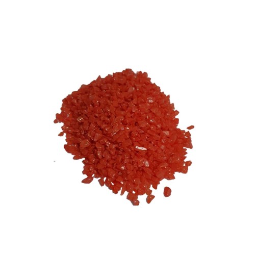 Dekoratif  Kırma Kırık Cam Neon Renk Cam Kırığı - 1 KG  Turuncu
