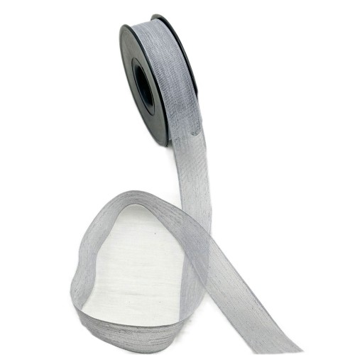 Nopel Keten Kurdele 2.5 Cm  - 20 Metre  Gri