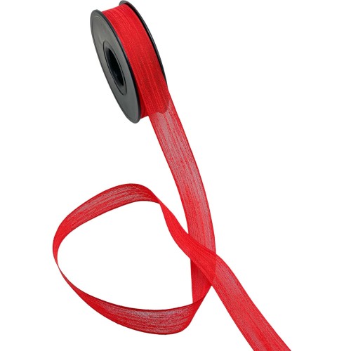 Nopel Keten Kurdele 2.5 Cm  - 20 Metre  Kırmızı
