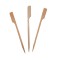 Özel Ahşap Yassı Saplı Çöp Şiş Çubuğu 20 CM - 100 Adet