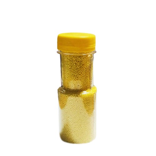 Pasta Süsleme Şekeri - Kaskas Yenilebilir Kum Şeker 100 GR  Sarı