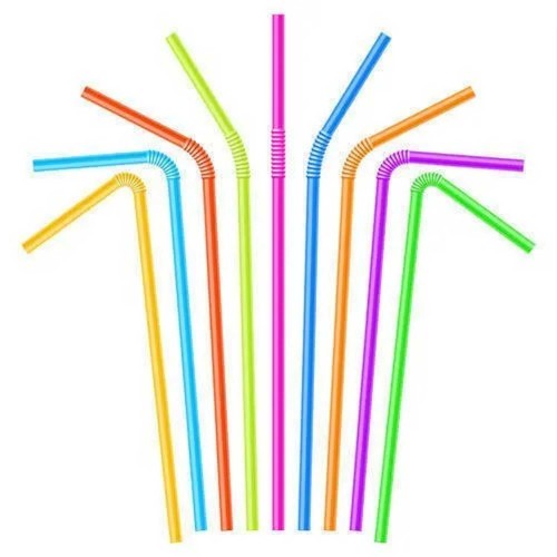 Plastik  Pipet 8 MM Karışık Renkli 26 CM - 50 Adet