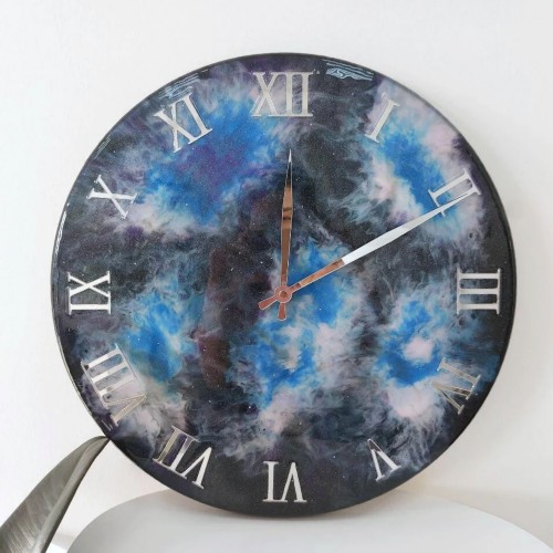 Pleksi Saat Roma Rakamları Seti 3.8 CM  Gold