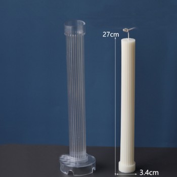 Poli Karbon Mum Kalıbı Dik Çizgili 29 CM Poli Karbon Mum Kalıbı Dik Çizgili 29 CM