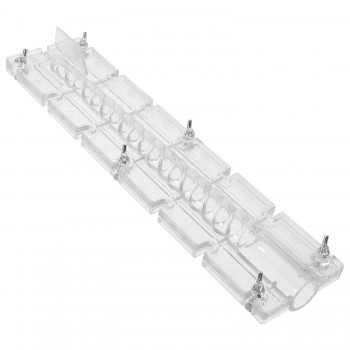 Poli Karbon Mum Kalıbı Şamdanlık Uzun Burgulu 31 CM Poli Karbon Mum Kalıbı Şamdanlık Uzun Burgulu 31 CM