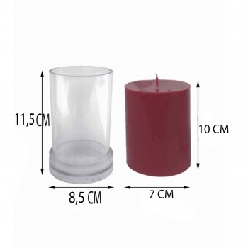 Poli Karbon Mum Kalıbı Kare 9X6,7 Poli Karbon Mum Kalıbı Kare 9X6,7