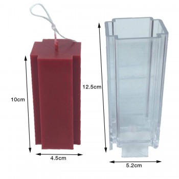 Poli Karbon Silindir Mum Kalıbı Sert Plastik Kare 6242 Poli Karbon Silindir Mum Kalıbı Sert Plastik Kare 6242