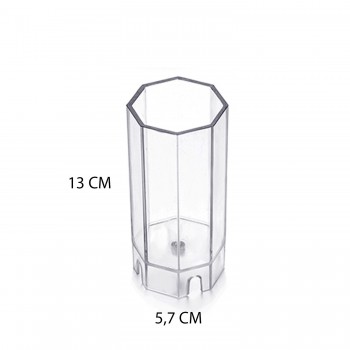 Poli Karbon Silindir Mum Kalıbı Sert Plastik Sekiz köşeli 6237 Poli Karbon Silindir Mum Kalıbı Sert Plastik Sekiz köşeli 6237