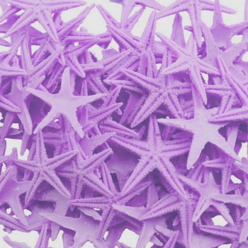 Polyester Deniz Yıldızı Minik Boy 0.5 CM- 1.5 CM - 100 Adet Mor Polyester Deniz Yıldızı Minik Boy 0.5 CM- 1.5 CM - 100 Adet Mor