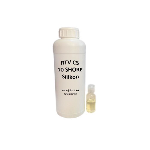 RTV-2 Kalıp Silikonu 10 SHORE Yarı Şeffaf - 1 KG