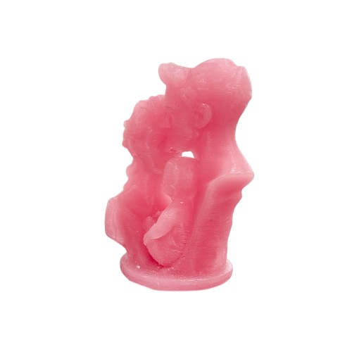 Silikon 3D Anne Baba ve Çocuk Figürlü Mum Kalıbı