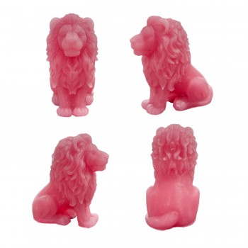 Silikon 3D Aslan Figürü Mum Kalıbı