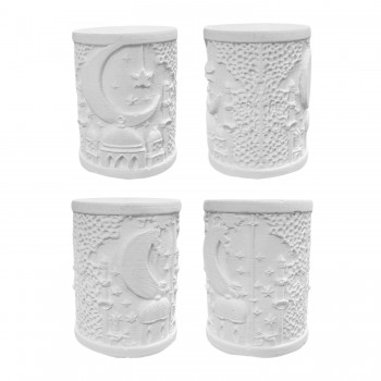 Silikon 3D Ay Hilal ve Cami Motifli Taş Tozu ve Mum Kalıbı