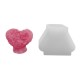 Silikon 3D Ayaklı Pıtırcıklı Love Yazılı Kalp Mum Kalıbı