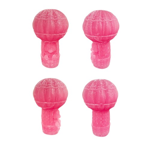 Silikon 3D Balon İçinde Minik Ayıcık Mum Kalıbı