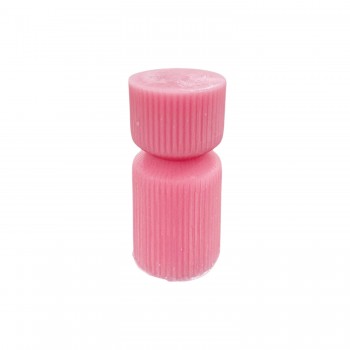 Silikon 3D Büyük Boy Çizgili Konik Sütun Mum Kalıbı