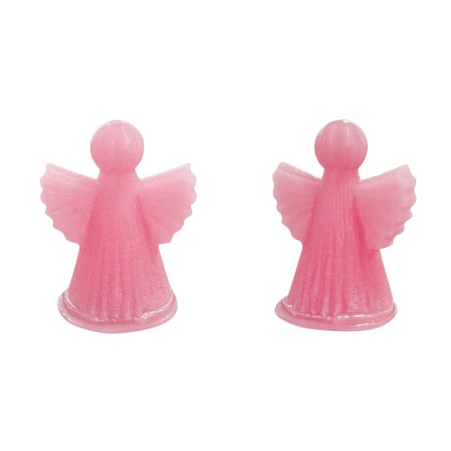 Silikon 3D Dik Çizgili Minimalist Melek Mum Kalıbı