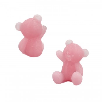 Silikon 3D El Sallayan Sevimli Ayıcık Mum Kalıbı